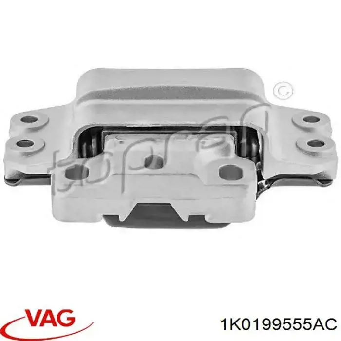 Soporte izquierdo del motor 1K0199555AC VAG