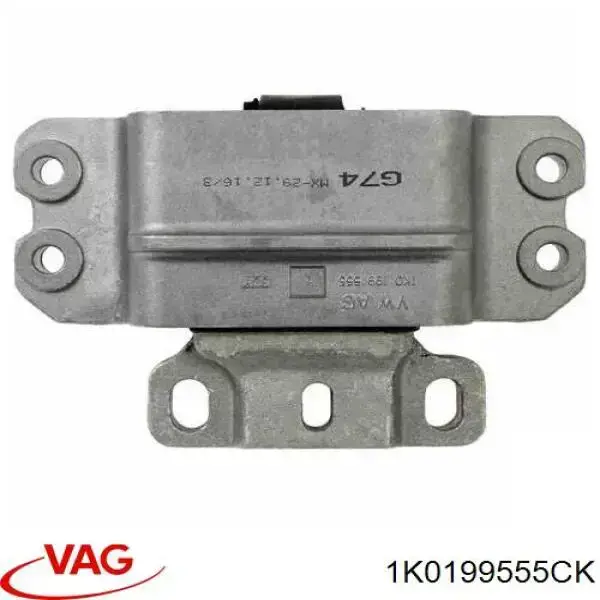 Soporte izquierdo del motor 1K0199555CK VAG