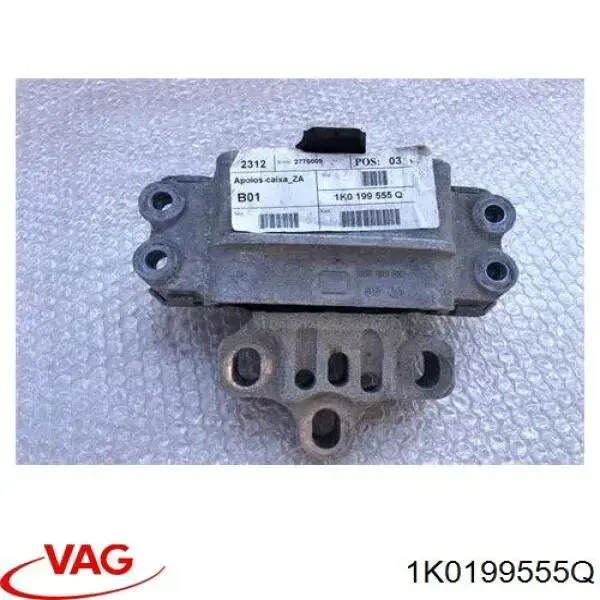 Soporte izquierdo del motor 1K0199555Q VAG