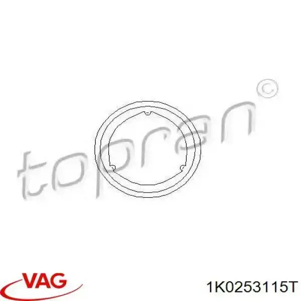 Junta De Tubo De Escape Silenciador Volkswagen Tiguan 1 5N1, 5N2