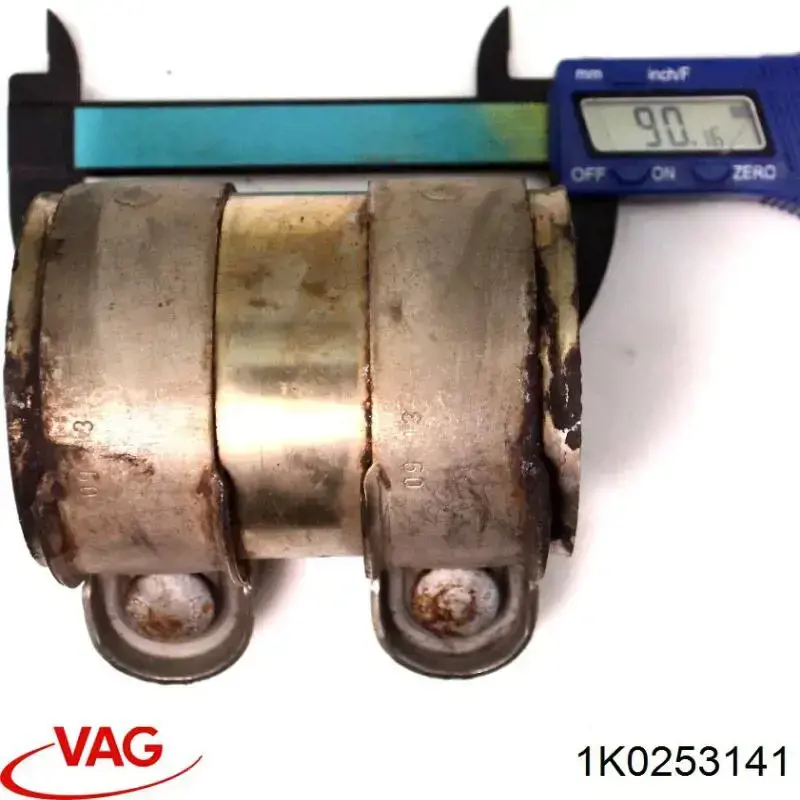 Abrazadera delantera del silenciador VAG 1K0253141 precio, desde 8,10 EUR