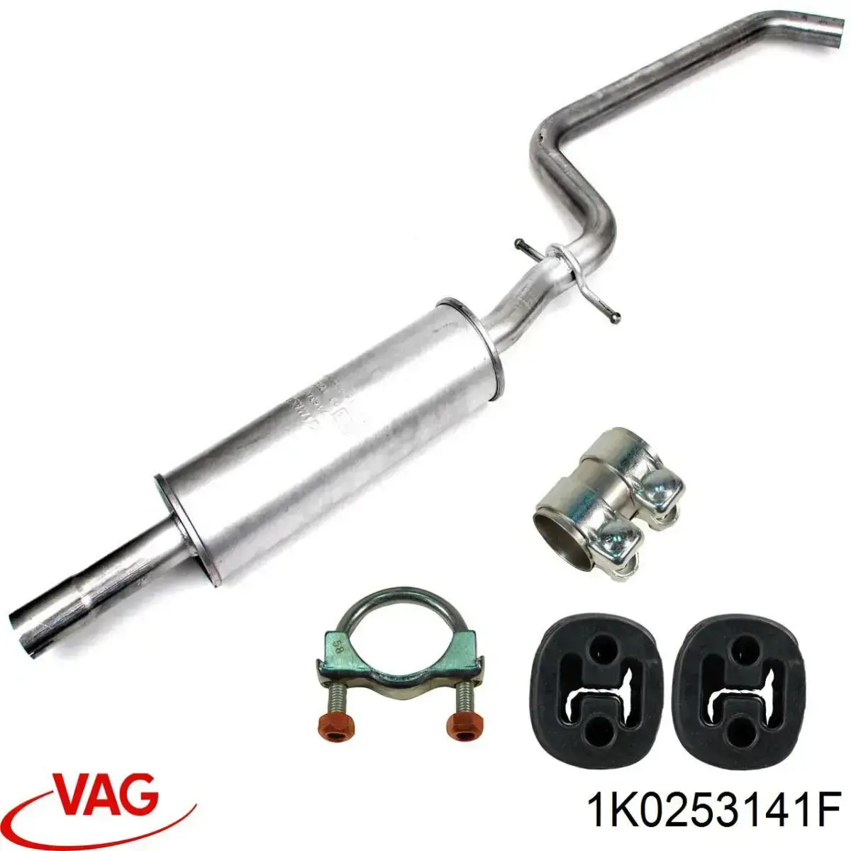 Abrazadera de silenciador delantera VAG 1K0253141F
