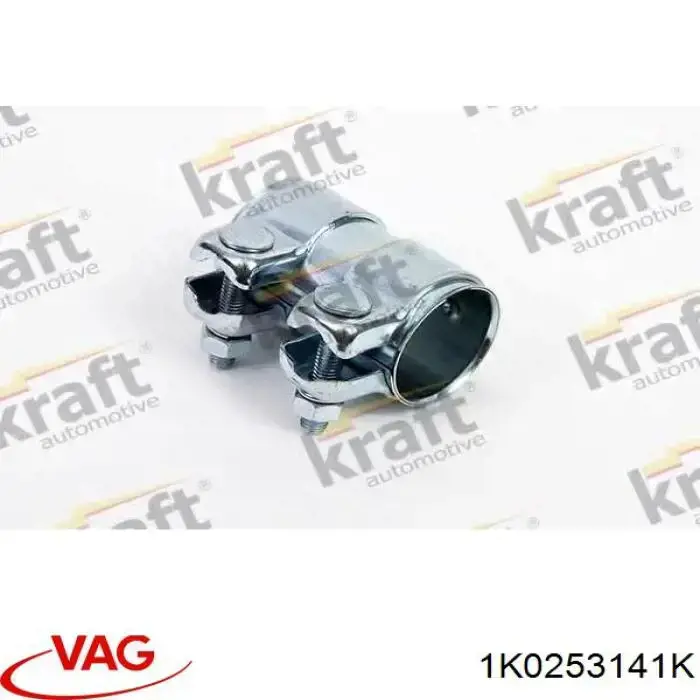 Abrazadera de sujeción delantera 1K0253141K VAG
