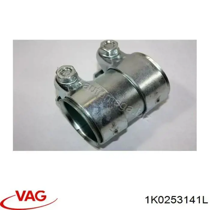 1K0253141L VAG Abrazadera delantera del silenciador