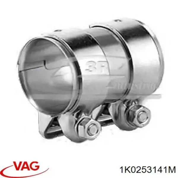 Abrazadera de silenciador delantera VAG 1K0253141M