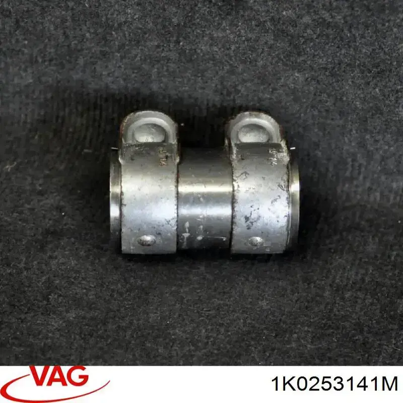 1K0253141M VAG Abrazadera delantera del silenciador