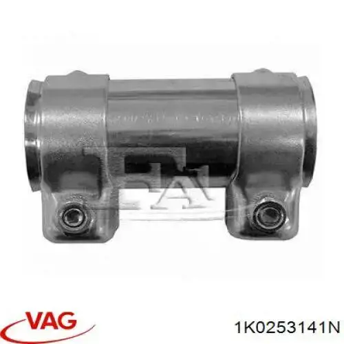 Abrazadera de sujeción delantera 1K0253141N VAG