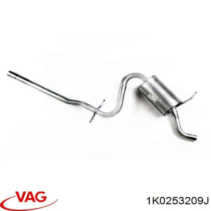 Silenciador central 5C6253209 VAG