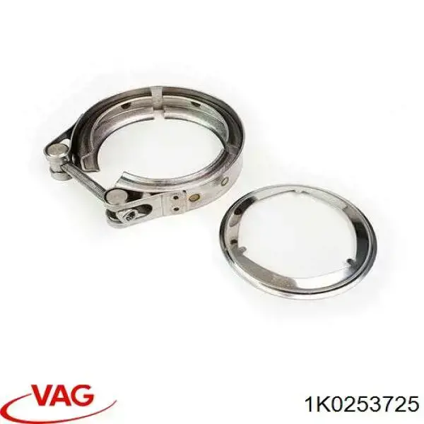 Abrazadera de sujeción delantera 1K0253725 VAG