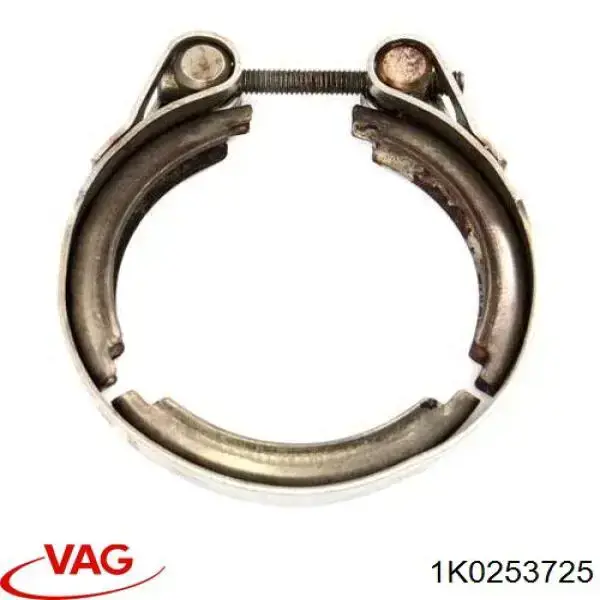 1K0253725 VAG Abrazadera delantera del silenciador