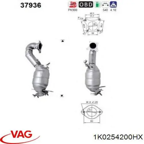 1K0254200HX VAG