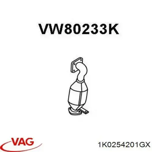 Catalizador VAG 1K0254201GX precio, desde 590,20 EUR
