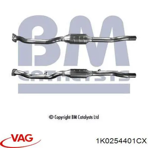 Catalizador VAG 1K0254401CX precio, desde 196,02 EUR