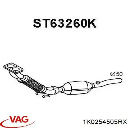 Comprar 1K0254503MX VAG Catalizador