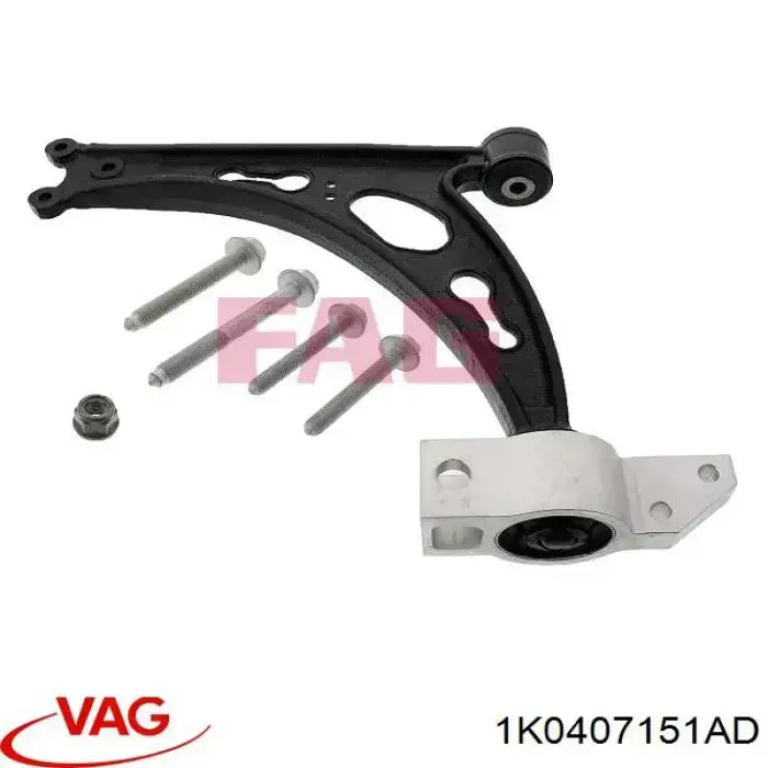 Brazo inferior derecho de la suspensión delantera VAG 1K0407151AD precio, desde 60,52 EUR
