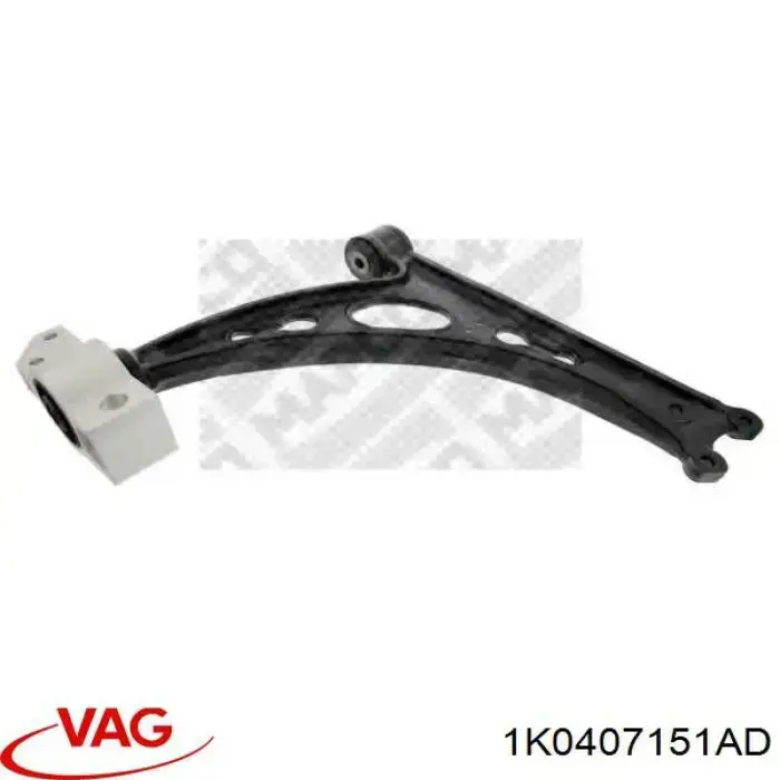 Comprar 1K0407151AD VAG Brazo inferior derecho de la suspensión delantera