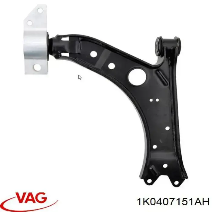 1K0407151AH VAG Brazo inferior izquierdo de la suspensión delantera