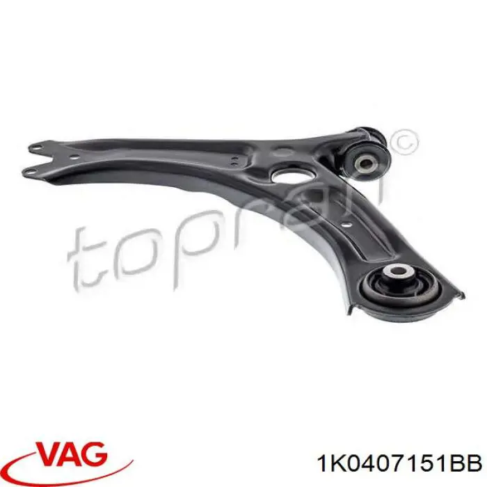 Comprar 1K0407151BB VAG Brazo inferior izquierdo de la suspensión delantera
