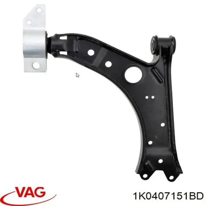 Brazo inferior izquierdo de la suspensión delantera VAG 1K0407151BD precio, desde 47,96 EUR