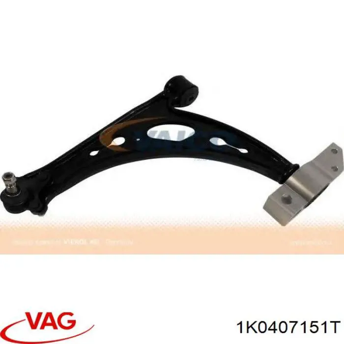 Brazo inferior izquierdo de la suspensión delantera 1K0407151T VAG
