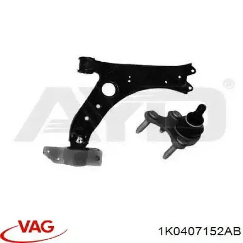 Comprar 1K0407152AB VAG Brazo inferior derecho de la suspensión delantera