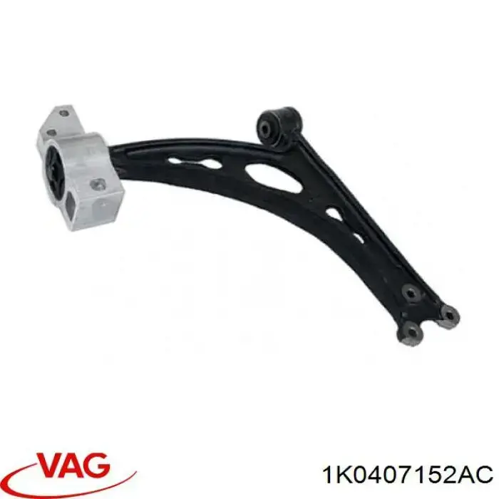 Brazo inferior derecho de la suspensión delantera 1K0407152AC VAG