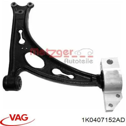 Comprar 1K0407152AD VAG Brazo inferior derecho de la suspensión delantera