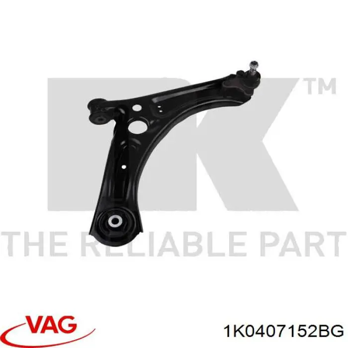 Comprar 1K0407152BG VAG Brazo inferior derecho de la suspensión delantera