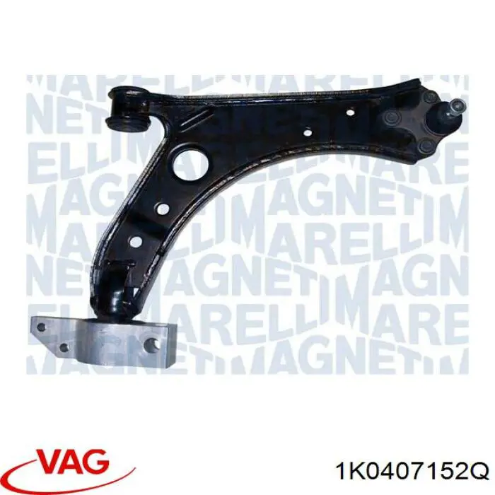 Brazo inferior derecho de la suspensión delantera VAG 1K0407152Q
