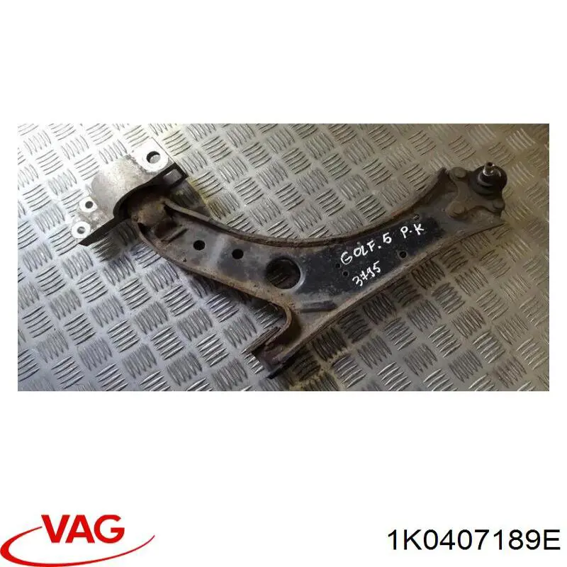 Brazo inferior izquierdo de la suspensión delantera VAG 1K0407189E precio, desde 46,28 EUR