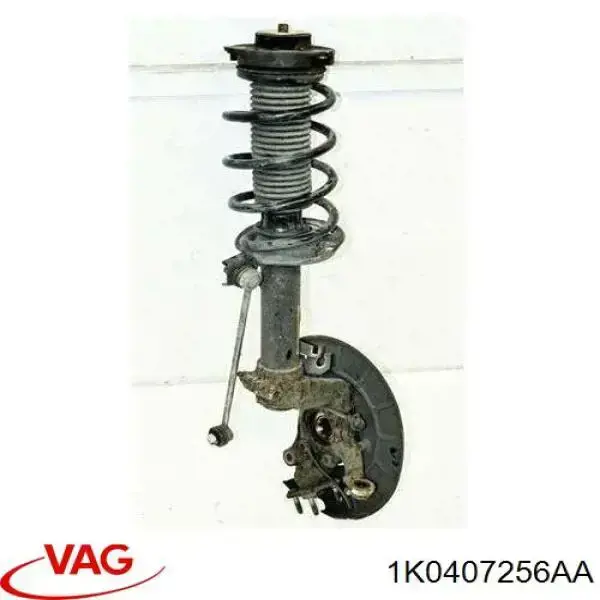 1K0407256AA VAG Mangueta delantera derecha