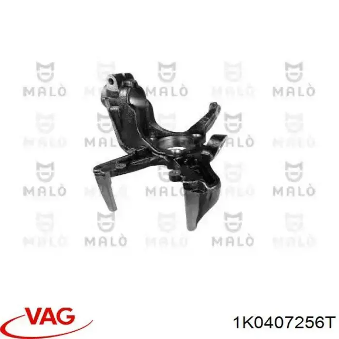Mangueta delantera derecha 1K0407256T VAG