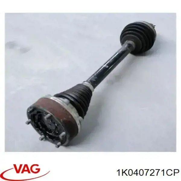 Semieje delantero izquierdo VAG 1K0407271CP precio, desde 77,14 EUR