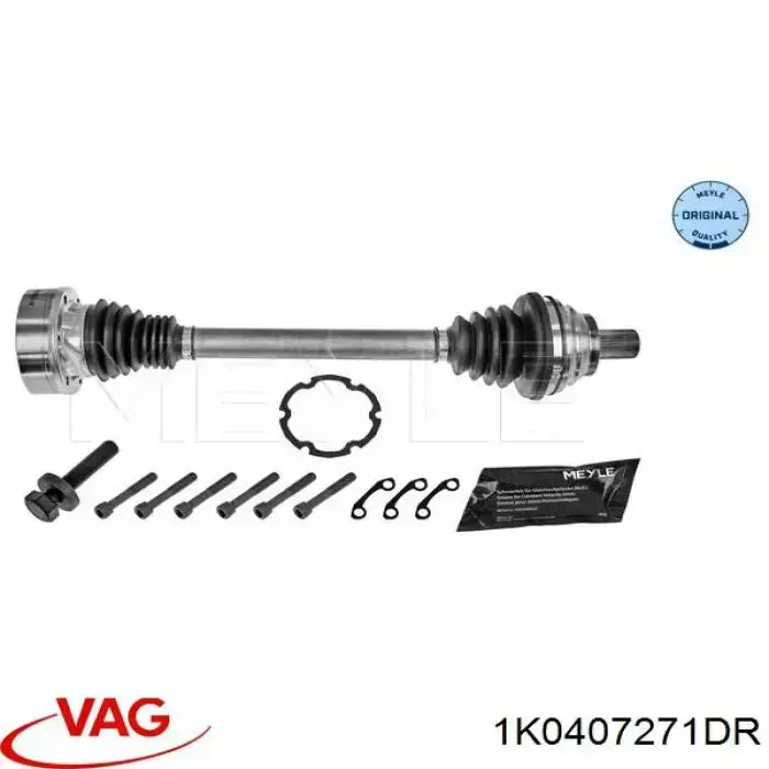 Comprar 1K0407271DR VAG Semieje delantero izquierdo