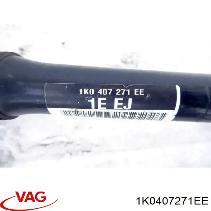Semieje delantero izquierdo 1K0407271EE VAG