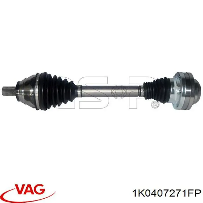 Semieje delantero izquierdo VAG 1K0407271FP precio, desde 114,81 EUR