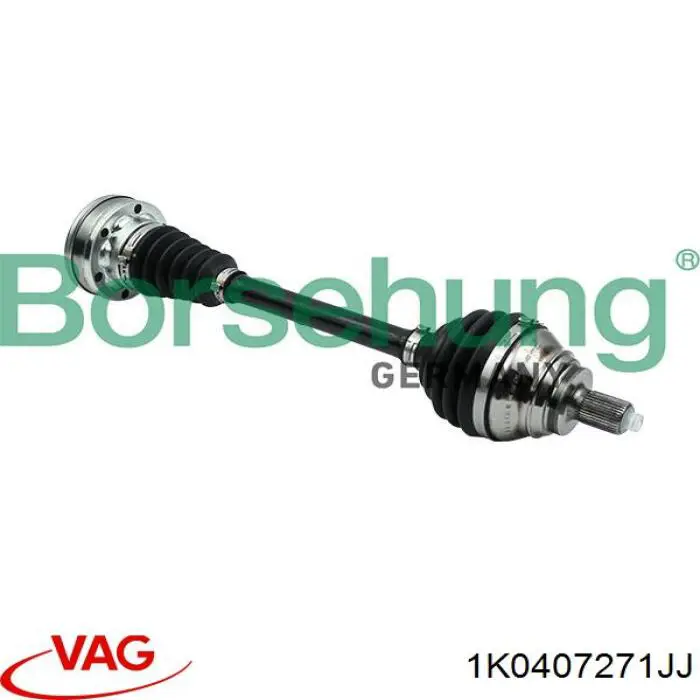 Semieje delantero izquierdo VAG 1K0407271JJ precio, desde 76,96 EUR