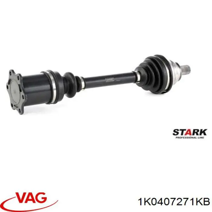 Semieje delantero izquierdo VAG 1K0407271KB precio, desde 75,50 EUR