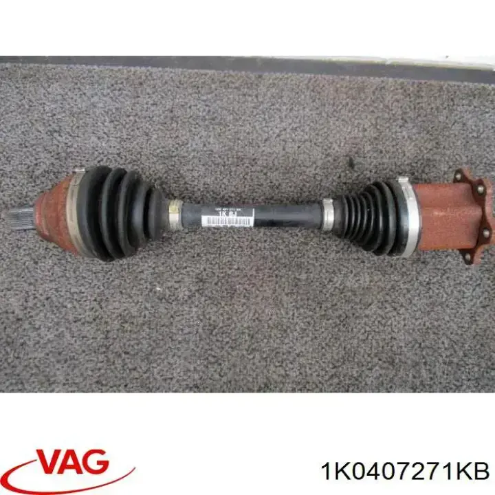 1K0407271KB VAG Semieje delantero izquierdo