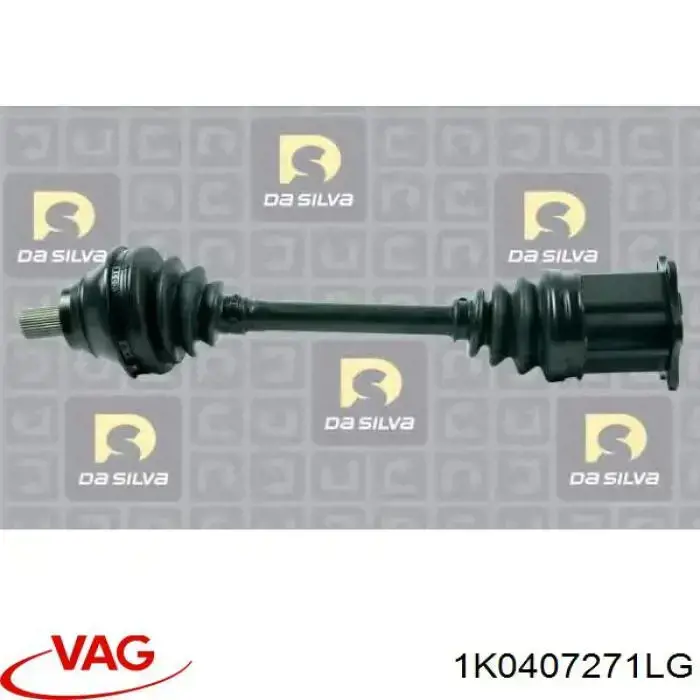 Comprar 1K0407271LG VAG Semieje delantero izquierdo