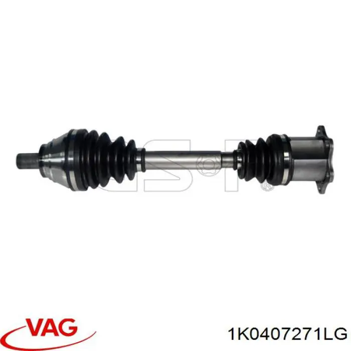 Semieje delantero izquierdo VAG 1K0407271LG precio, desde 98,68 EUR