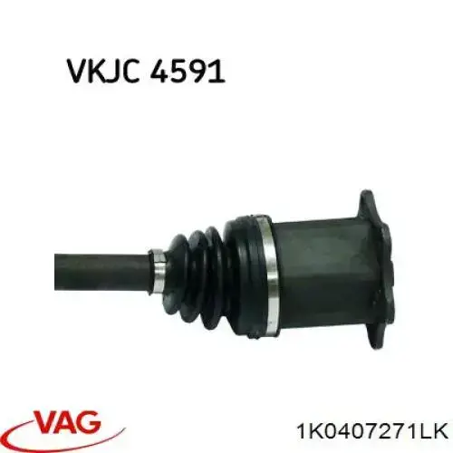 Comprar 1K0407271LK VAG Semieje delantero izquierdo