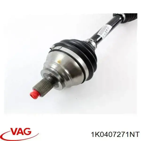 Semieje delantero izquierdo 1K0407271NT VAG