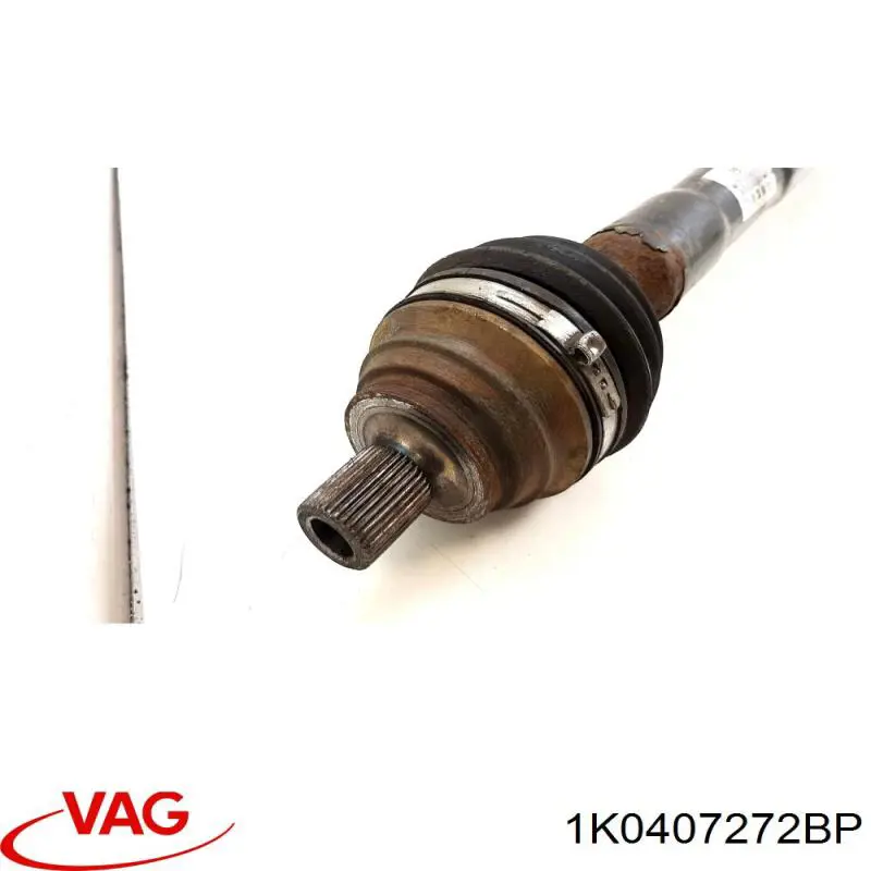 Semieje delantero derecho VAG 1K0407452MX