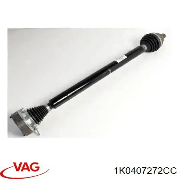 Árbol de transmisión delantero derecho 1K0407272CC VAG