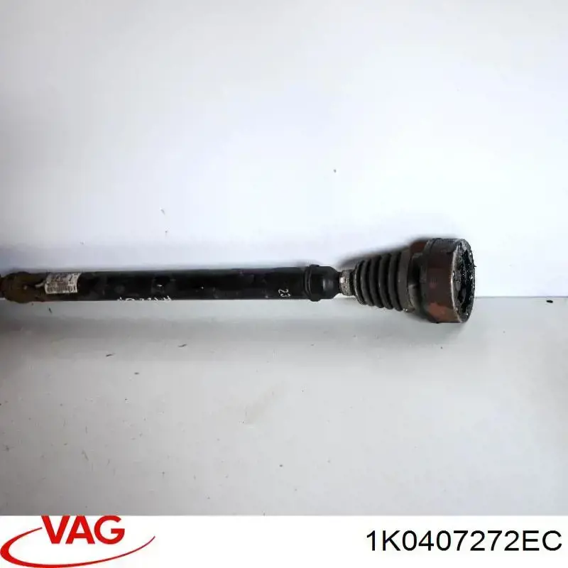 Semieje delantero derecho 1K0407272EC VAG