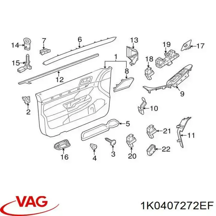 Semieje delantero derecho VAG 1K0407272EF precio, desde 164,74 EUR