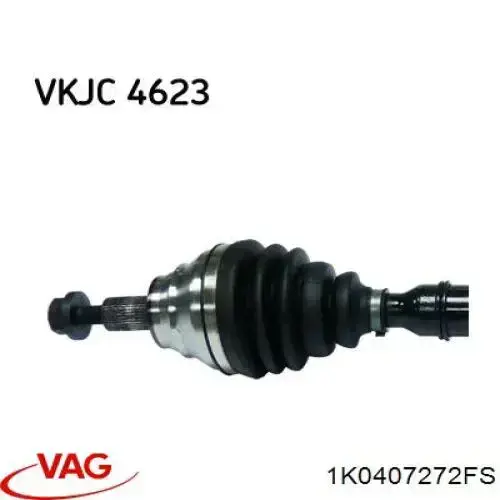 1K0407272FS VAG Árbol de transmisión delantero derecho