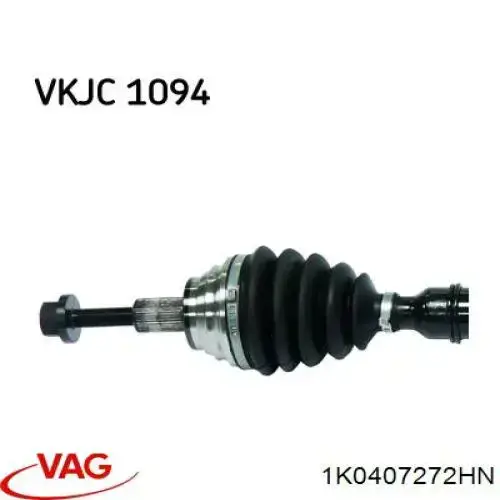 Semieje delantero derecho VAG 1K0407272HN precio, desde 96,21 EUR