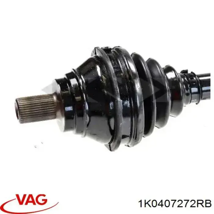 Árbol de transmisión delantero derecho 1K0407272RB VAG